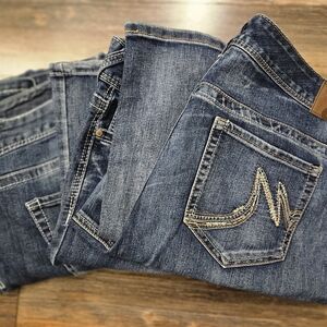 3 Pair Maurices Bootcut Jeans Size 18